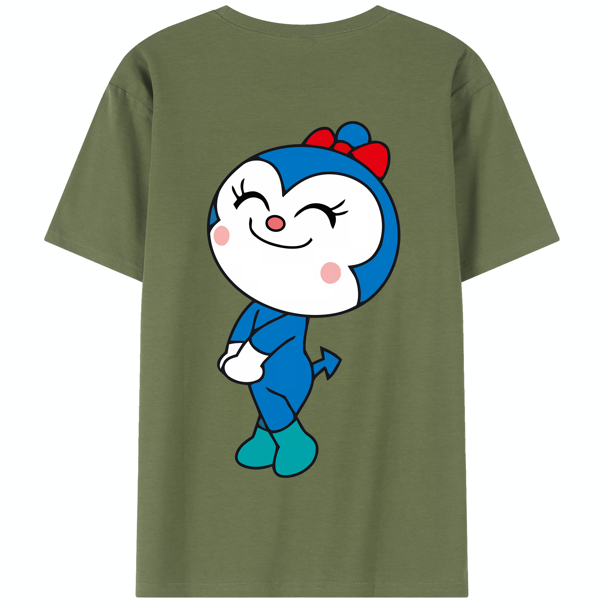 （画像用） アンパンマン Anpanman 綿100％半袖Tシャツ（背面プリント）